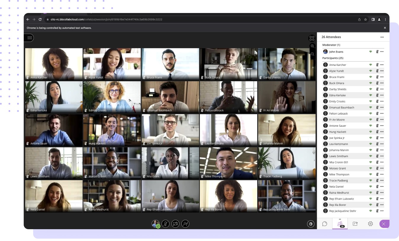 screenshot of Class for Web